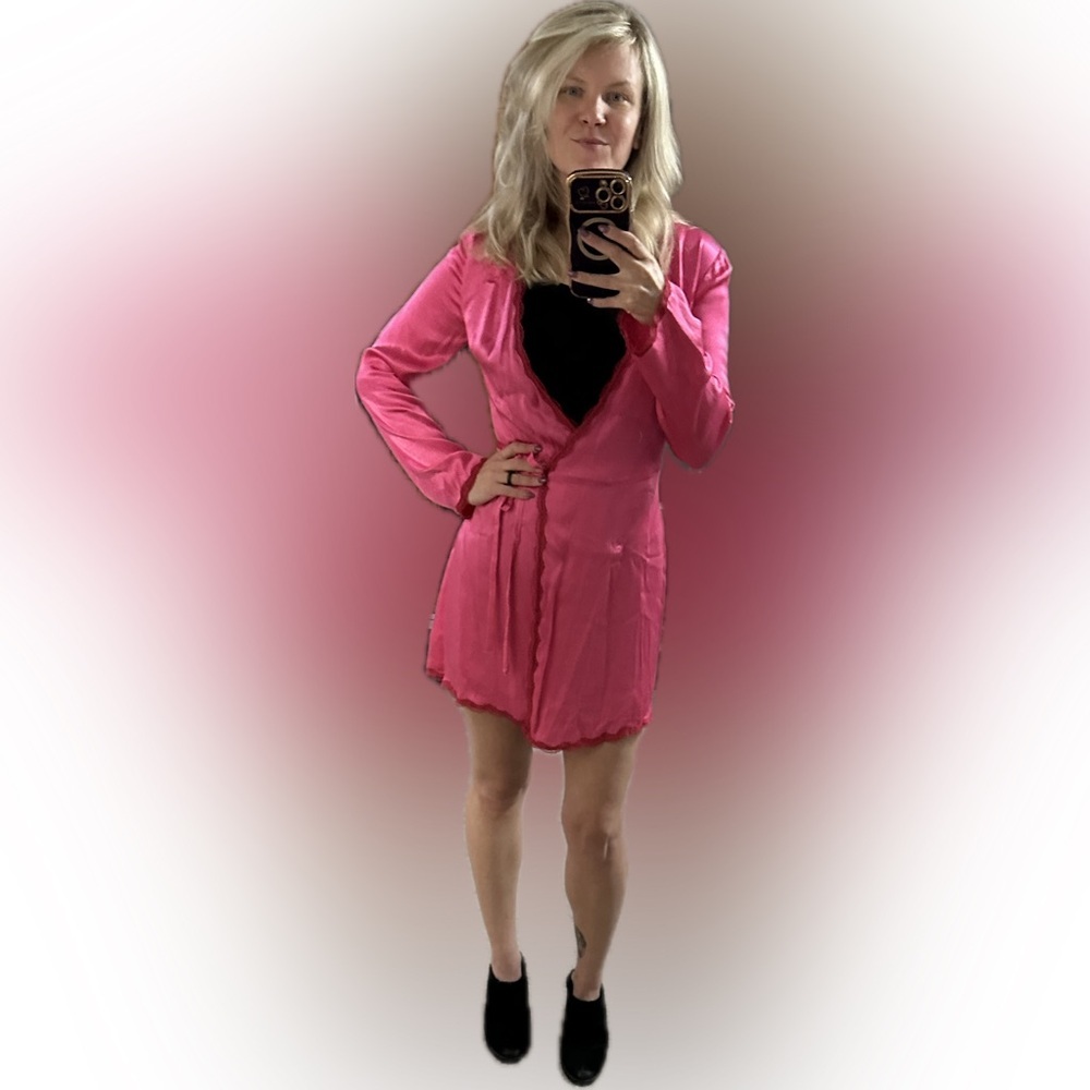 Third Form Barbie Pink Robe Style Dress Size 2 - Picture 8 of 8
